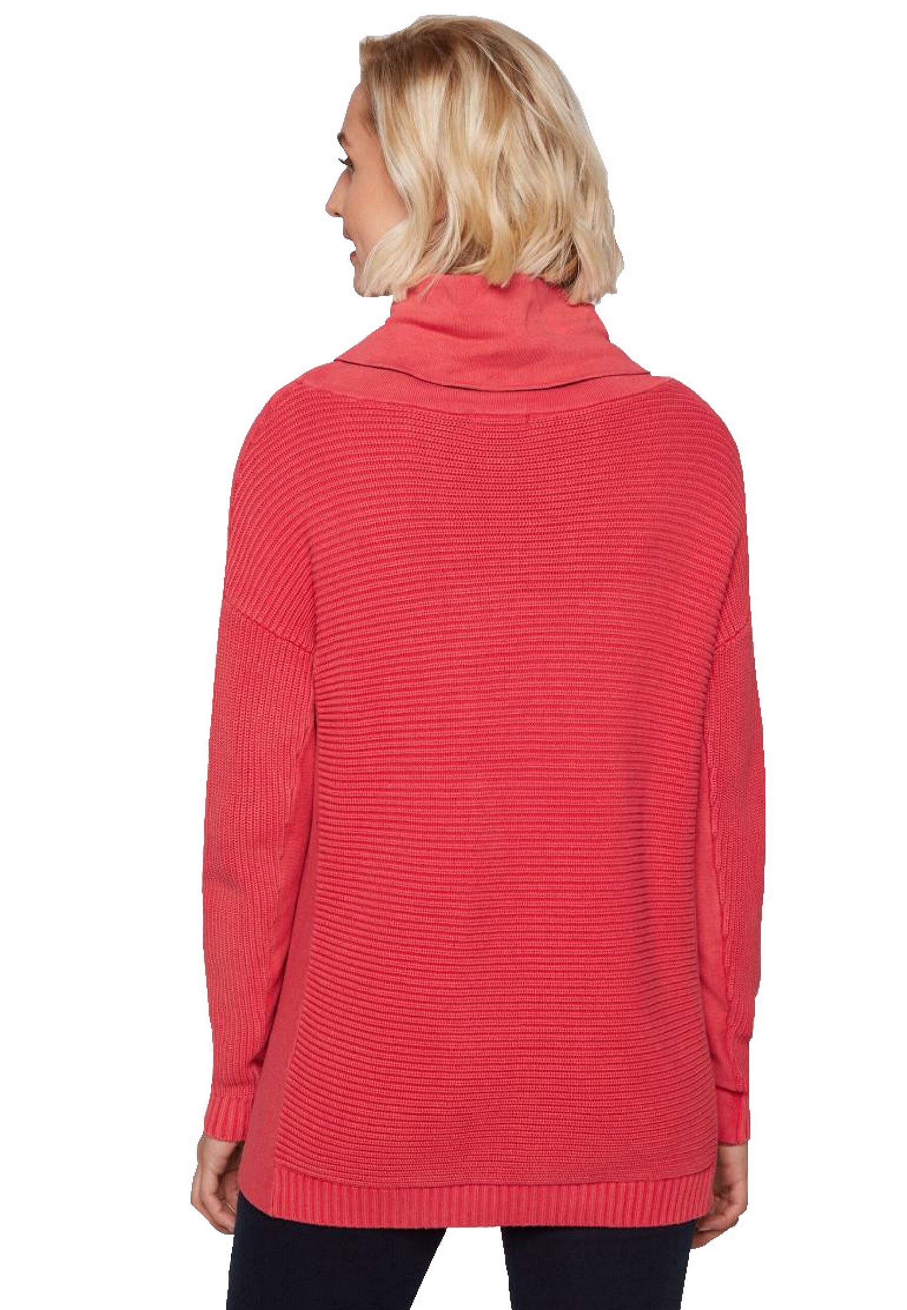 Soccx Into The Blue Langarmshirt mit Rollkragen