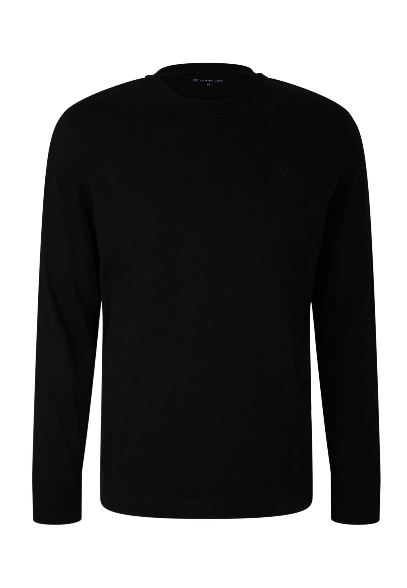 Tom Tailor Langarmshirt mit Logo-Print und Rundhalsausschnitt