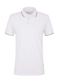 Tom Tailor Denim Male Shirt mit Polokragen und Knopfleiste