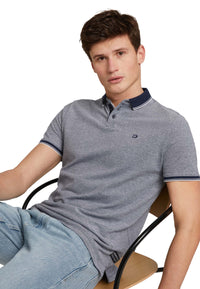 Tom Tailor Denim Male Shirt mit Polokragen und Knopfleiste in Regular Fit