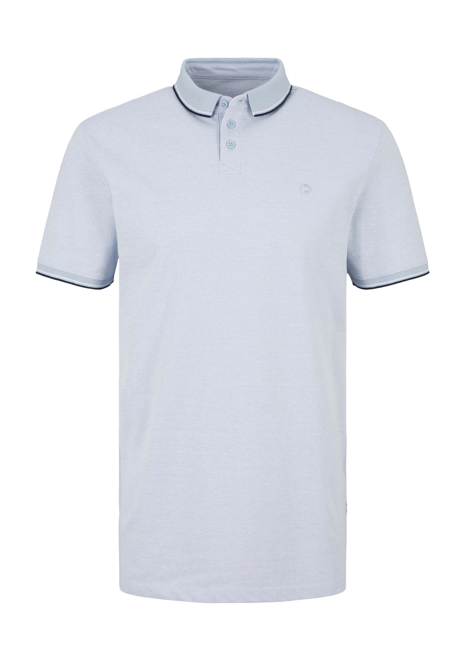 Tom Tailor Denim Male Shirt mit Polokragen und Knopfleiste in Regular Fit