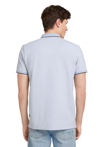 Tom Tailor Denim Male Shirt mit Polokragen und Knopfleiste in Regular Fit