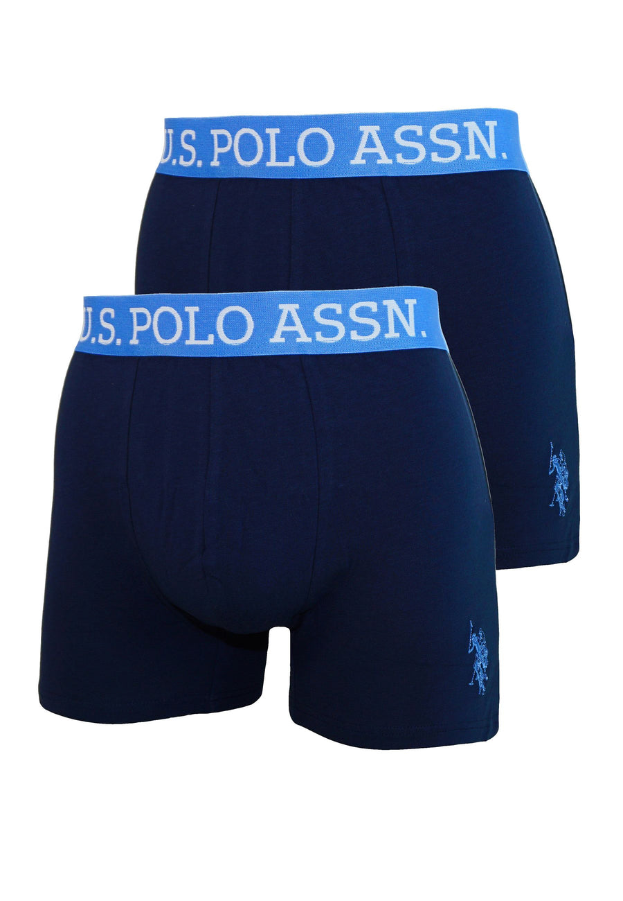 U.S. POLO 2er Pack Boxershorts mit Logostickerei