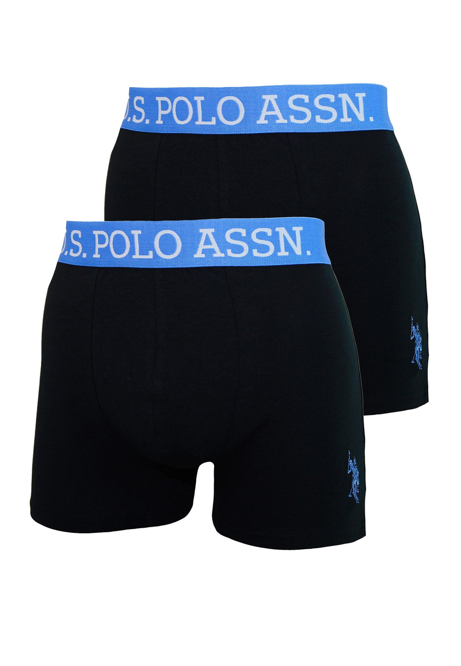 U.S. POLO 2er Pack Boxershorts mit Logostickerei