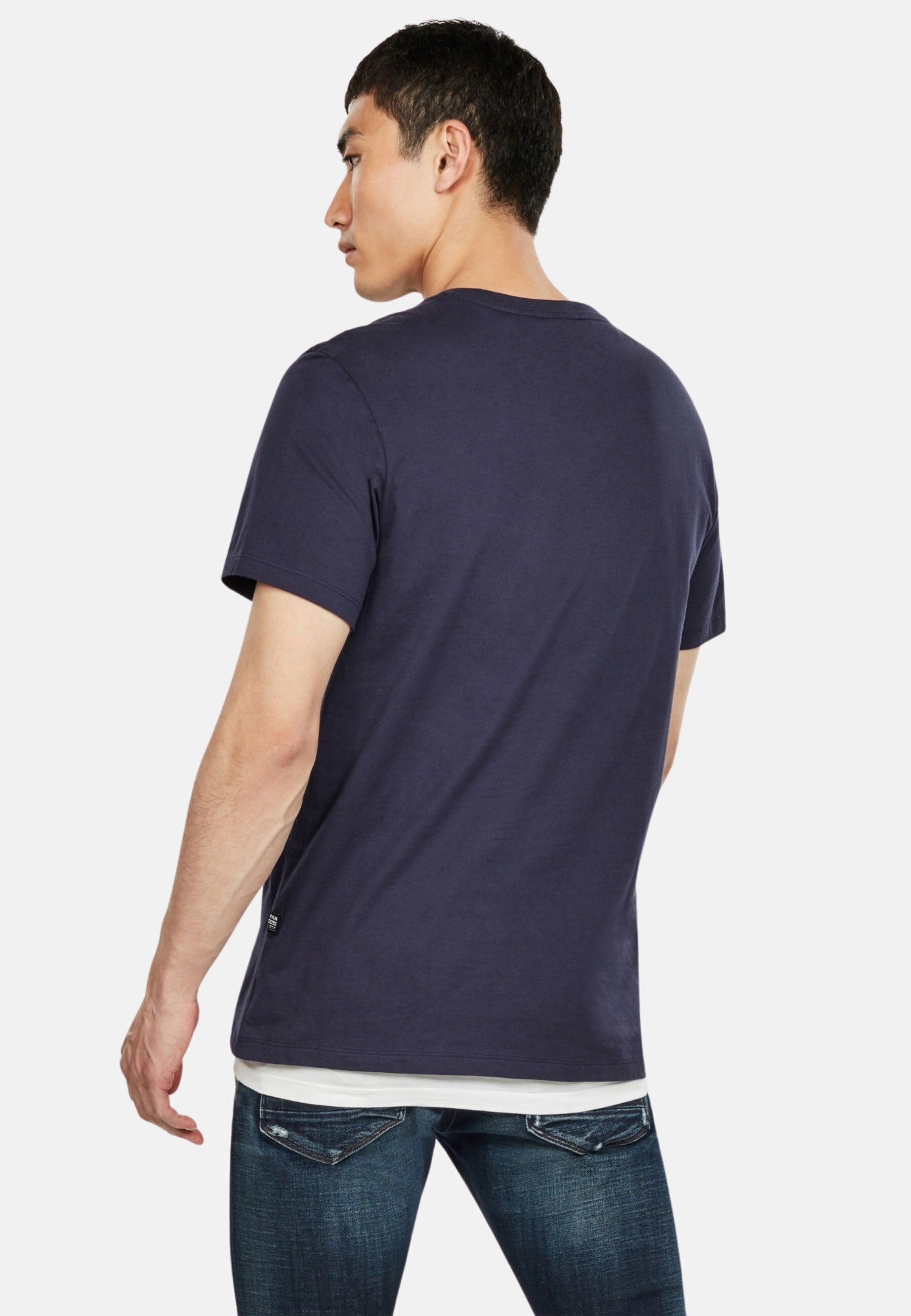 G-STAR Basic T-Shirt mit Rundhalsausschnitt