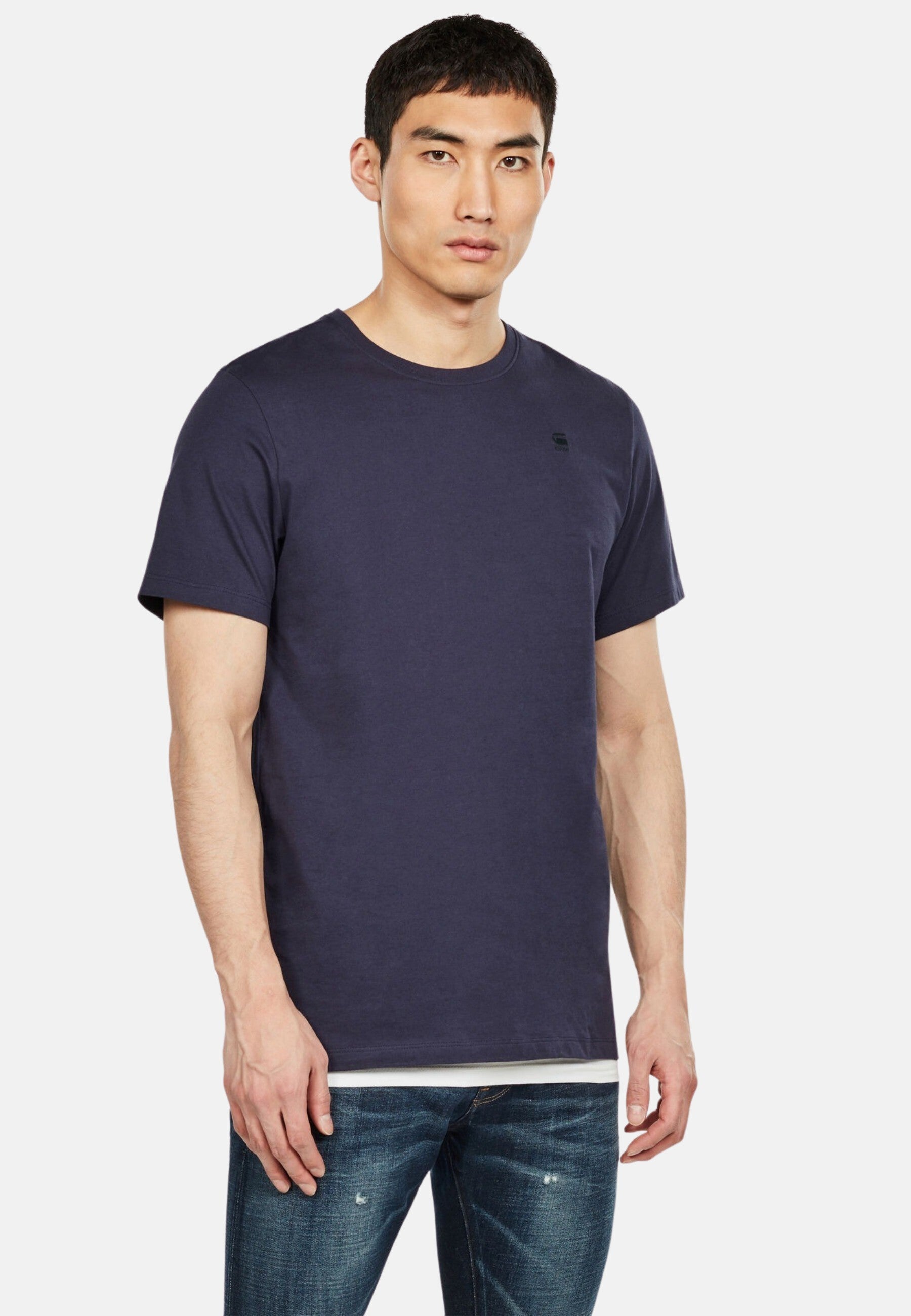 G-STAR Basic T-Shirt mit Rundhalsausschnitt