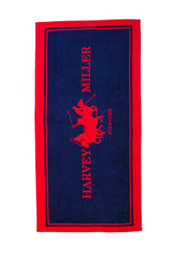 Harvey Miller Beachtowel mit Beutel, Strandtuch, Saunatuch