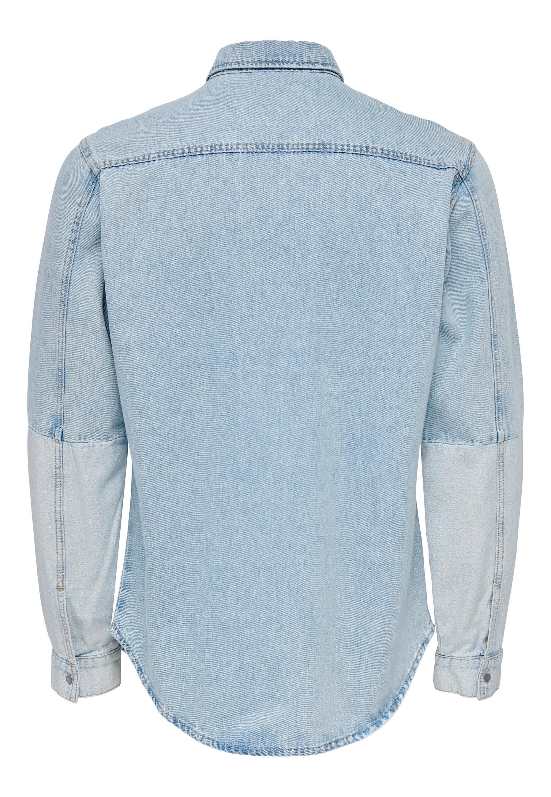 Only & Sons Langarmhemd STORM mit Kentkragen und aufgesetzter Brusttasche in Regular Fit