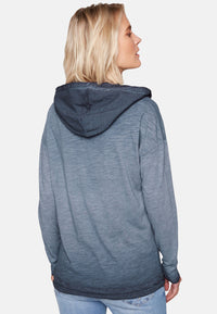 Soccx Konnichiwa Longsleeve mit Kapuze