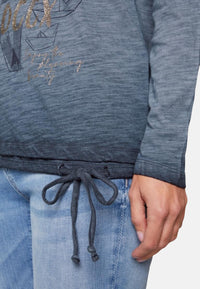 Soccx Konnichiwa Longsleeve mit Kapuze