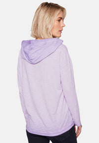 Soccx Konnichiwa Longsleeve mit Kapuze