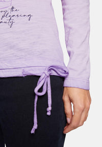 Soccx Konnichiwa Longsleeve mit Kapuze