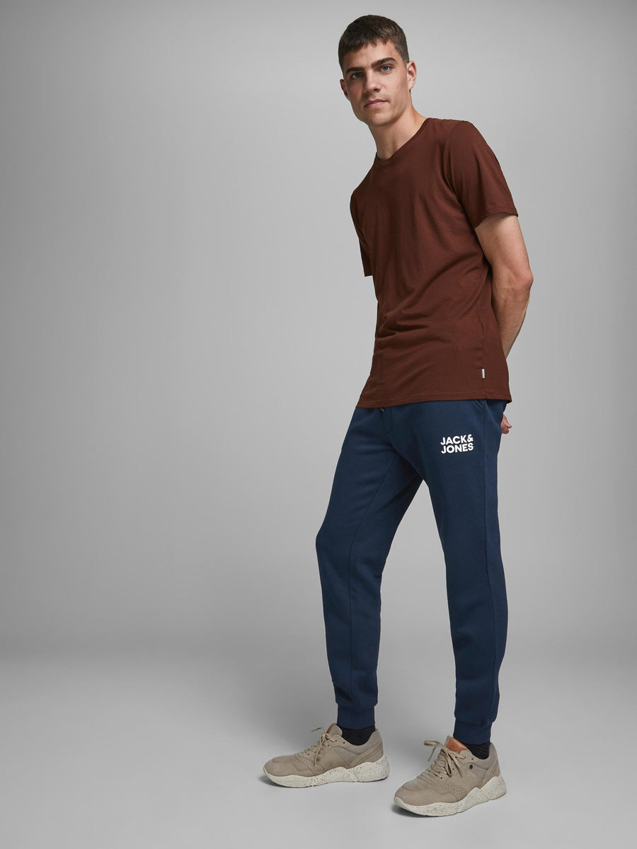 Jack & Jones Sweathose mit elastischem Bund und Logo-Print