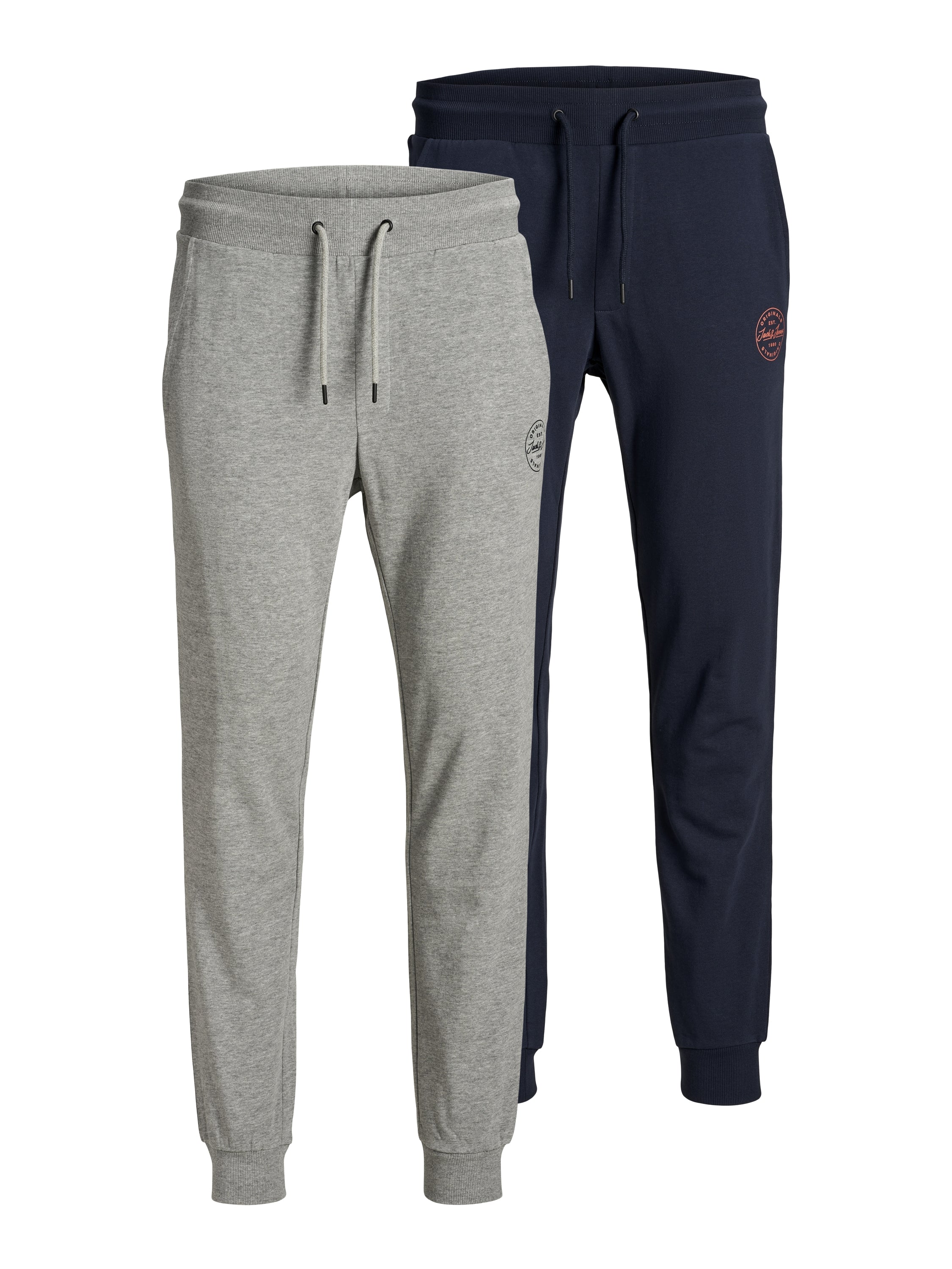 Jack & Jones 2er-Pack Sweathosen in bequemer Passform mit Kordelzug