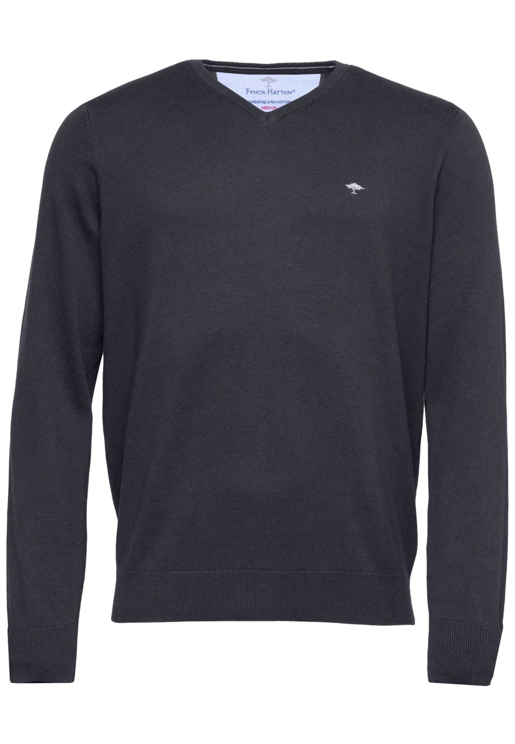 Fynch-Hatton Strickpullover mit V-Ausschnitt