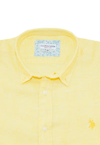 U.S. POLO Leinenhemd Button Down Linenshirt