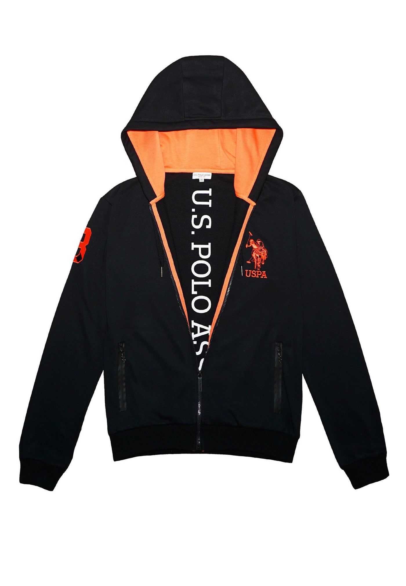 U.S. POLO Kapuzensweater Sweatjacket Hooded Brya