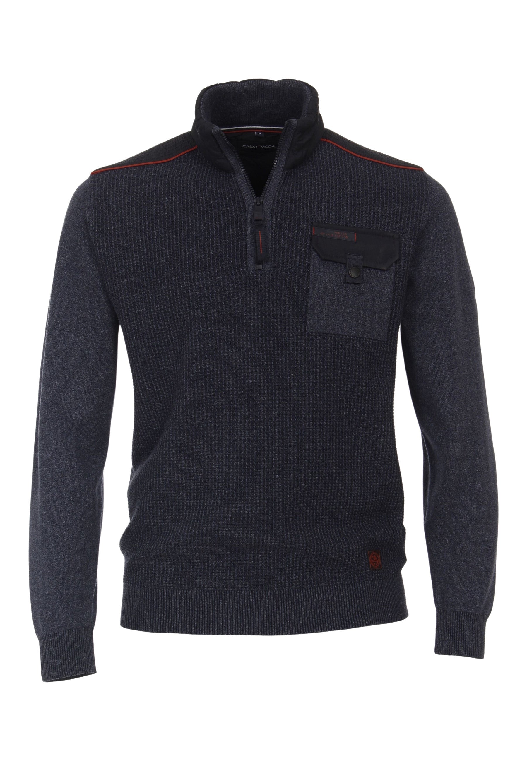 CASA MODA Troyer Langarmshirt