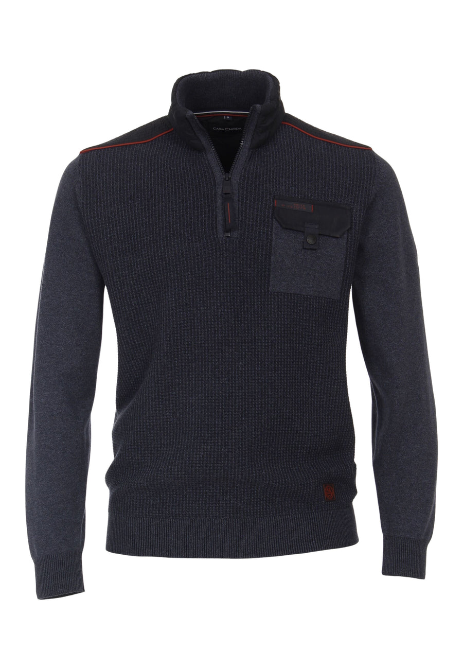 CASA MODA Troyer Langarmshirt
