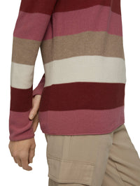 Tom Tailor Strukturierter Pullover mit kurzem Stehkragen