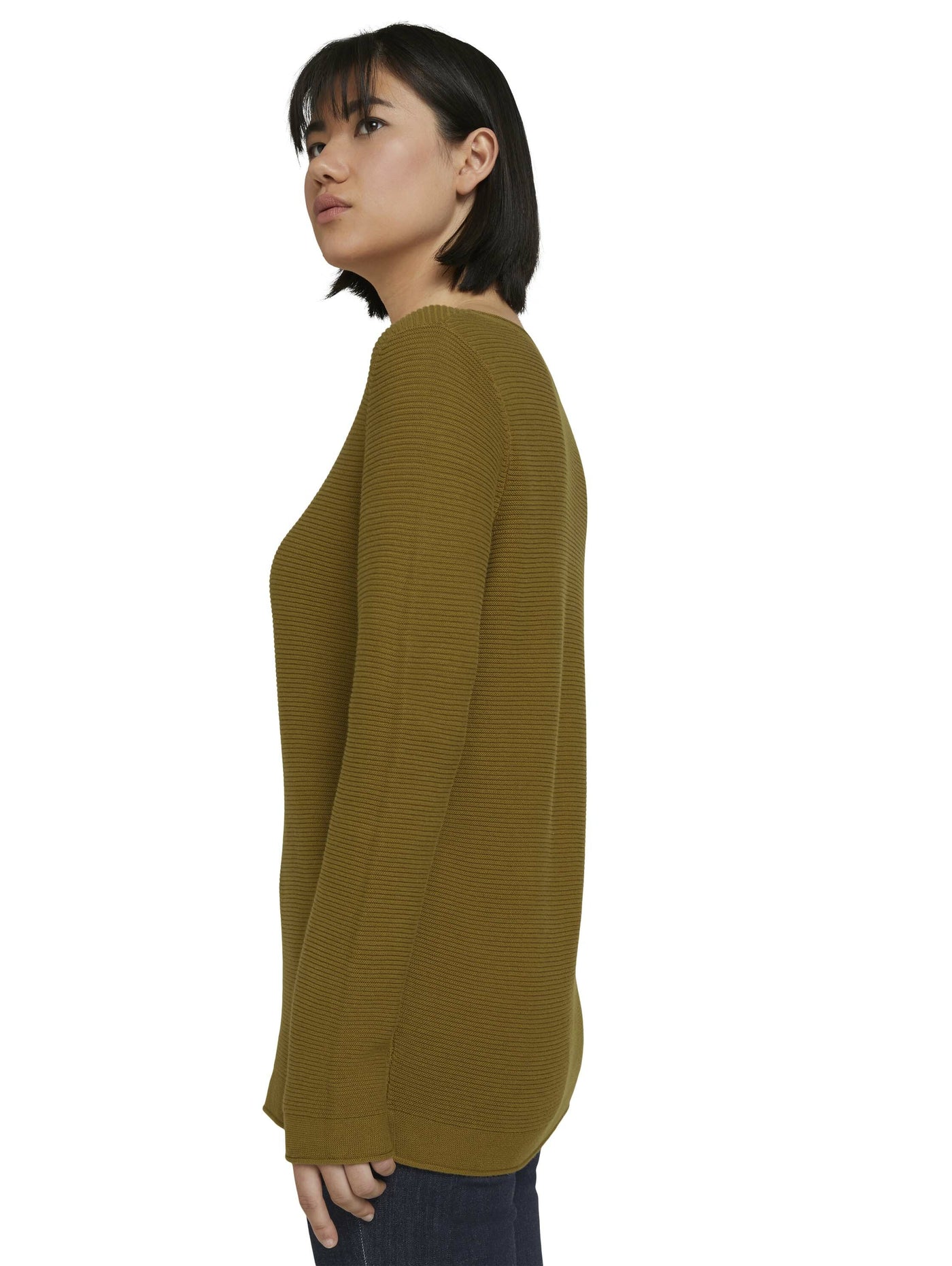 Tom Tailor Strickpullover mit Rundhalsausschnitt