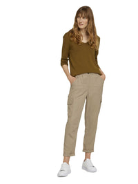 Tom Tailor Langärmliger Pullover mit V-Ausschnitt