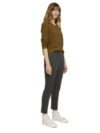 Tom Tailor Strukturierter Pullover mit kurzem Stehkragen