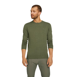 Tom Tailor Melierter Strickpullover Rundhalsausschnitt