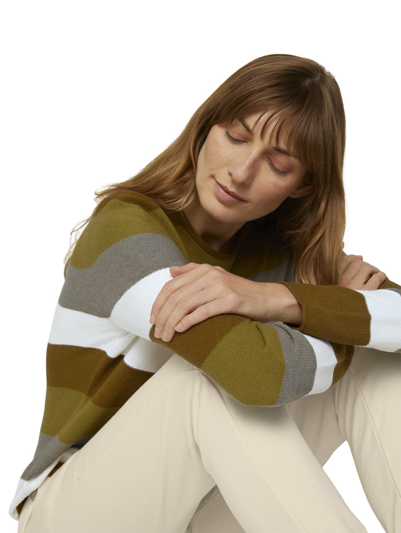 Tom Tailor Strukturierter Pullover mit kurzem Stehkragen