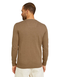 Tom Tailor Melierter Strickpullover Rundhalsausschnitt