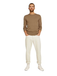 Tom Tailor Melierter Strickpullover Rundhalsausschnitt
