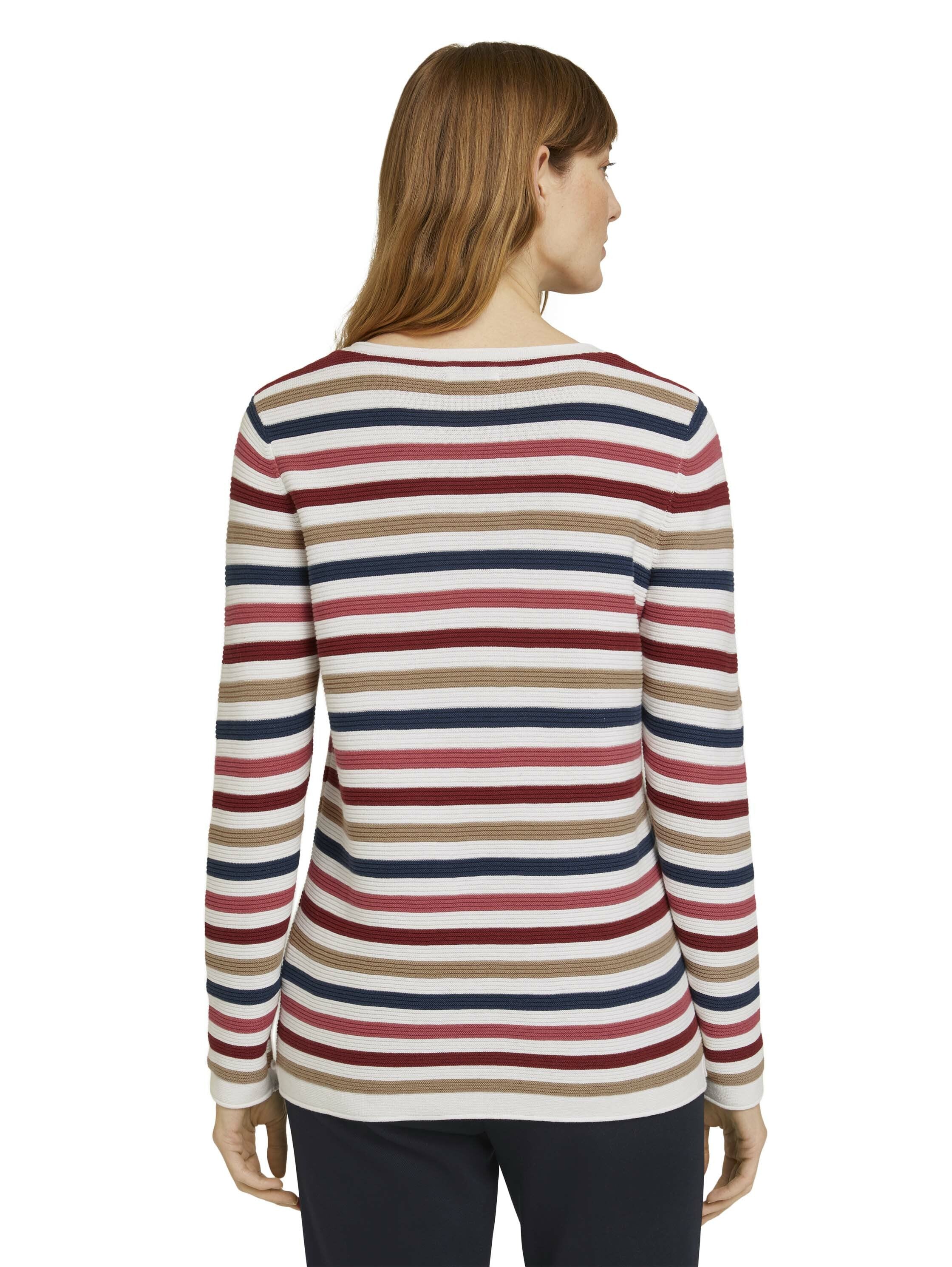 Tom Tailor Strickpullover mit Rundhalsausschnitt