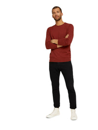 Tom Tailor Melierter Strickpullover Rundhalsausschnitt