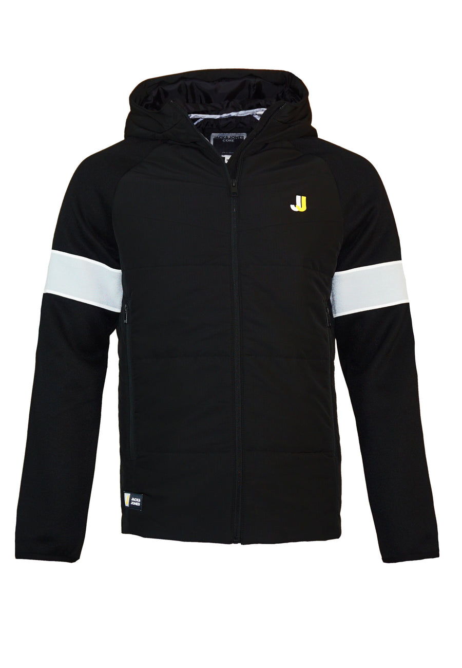 Jack & Jones Übergangsjacke LOGAN HYBRID JACKET mit Kapuze