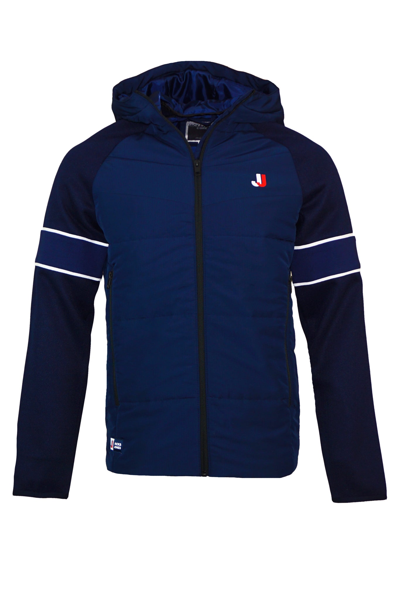 Jack & Jones Übergangsjacke LOGAN HYBRID JACKET mit Kapuze