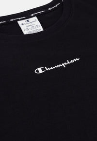 Champion Rundhals-T-Shirt aus Baumwolle mit Logo-Bandeinsatz