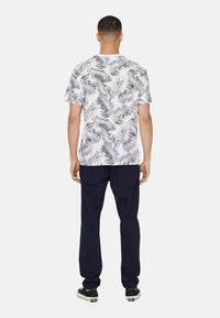 Only & Sons Perry Life Reg Leaf AOP Kurzarmshirt