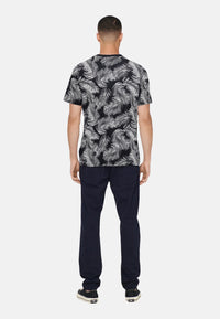 Only & Sons Perry Life Reg Leaf AOP Kurzarmshirt