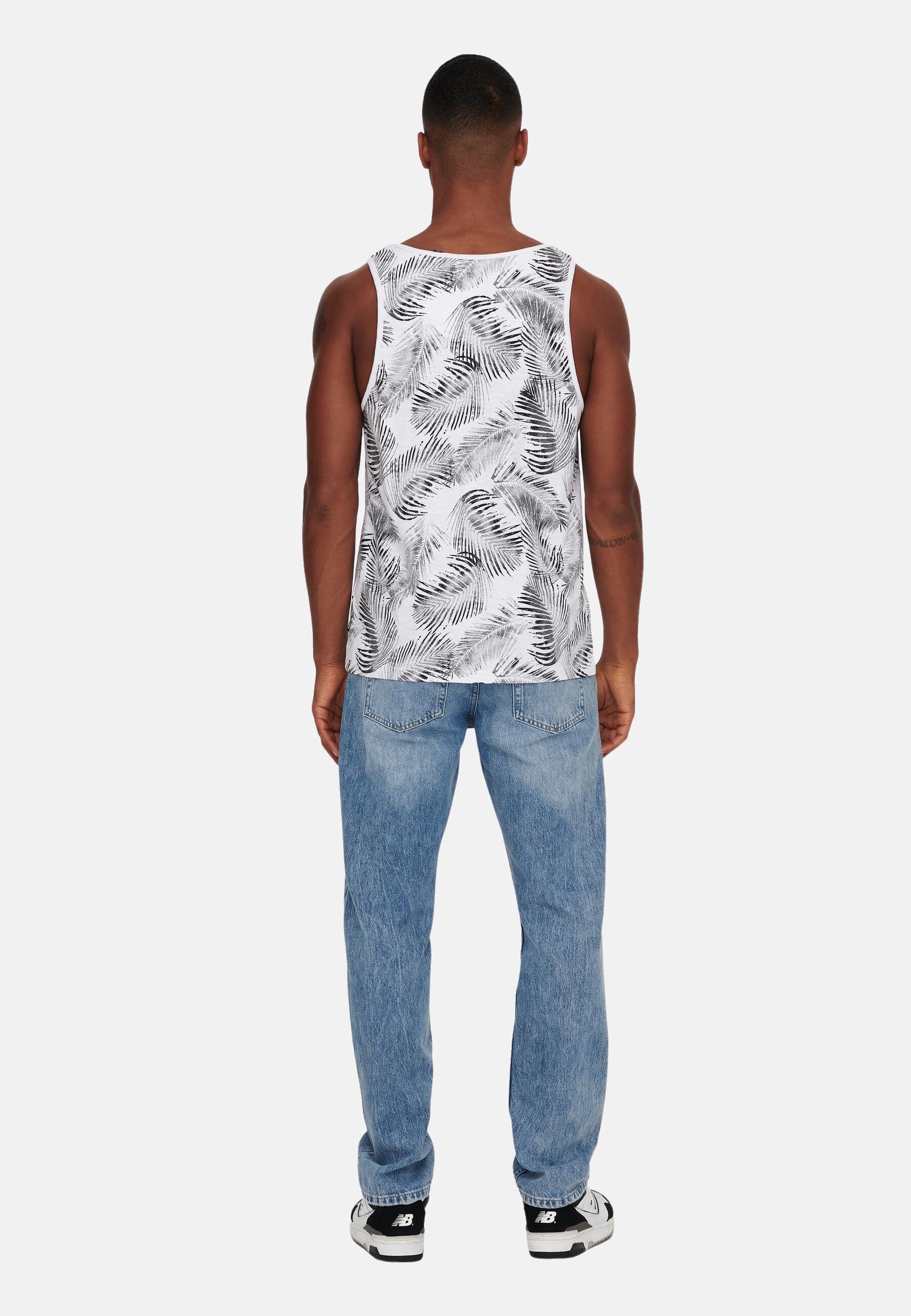 Only & Sons Perry Life Reg Leaf ärmelloses Shirt