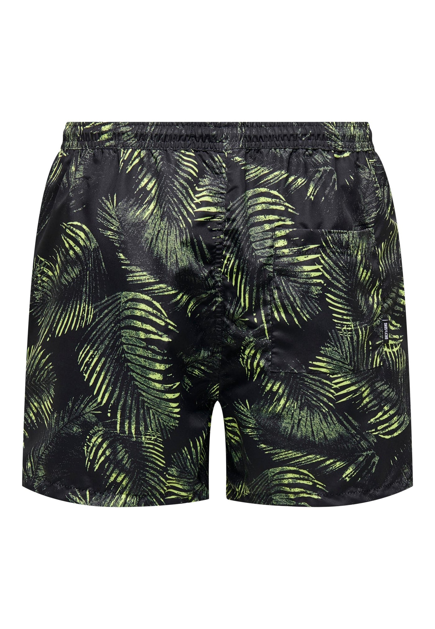 Only & Sons Ted Life Leafes Swimshorts mit Tunnelzug