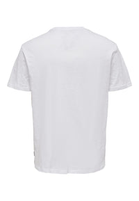 Only & Sons Perry Life Reg Leaf Kurzarmshirt mit Brusttasche