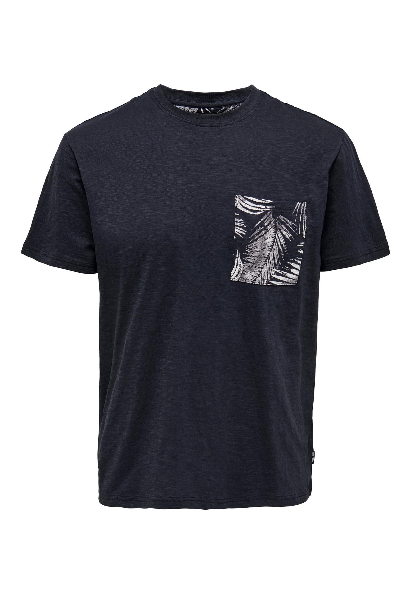 Only & Sons Perry Life Reg Leaf Kurzarmshirt mit Brusttasche