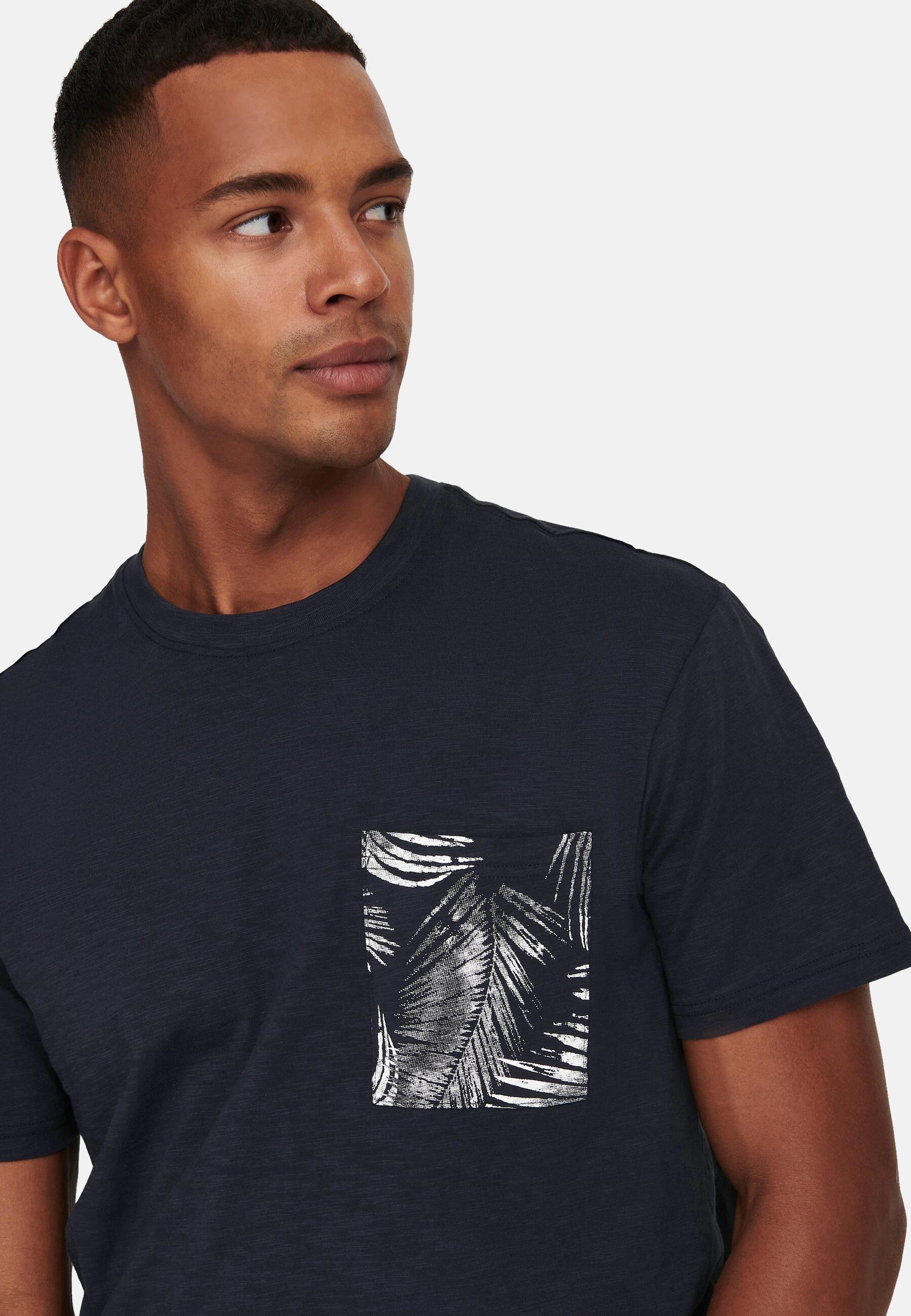 Only & Sons Perry Life Reg Leaf Kurzarmshirt mit Brusttasche