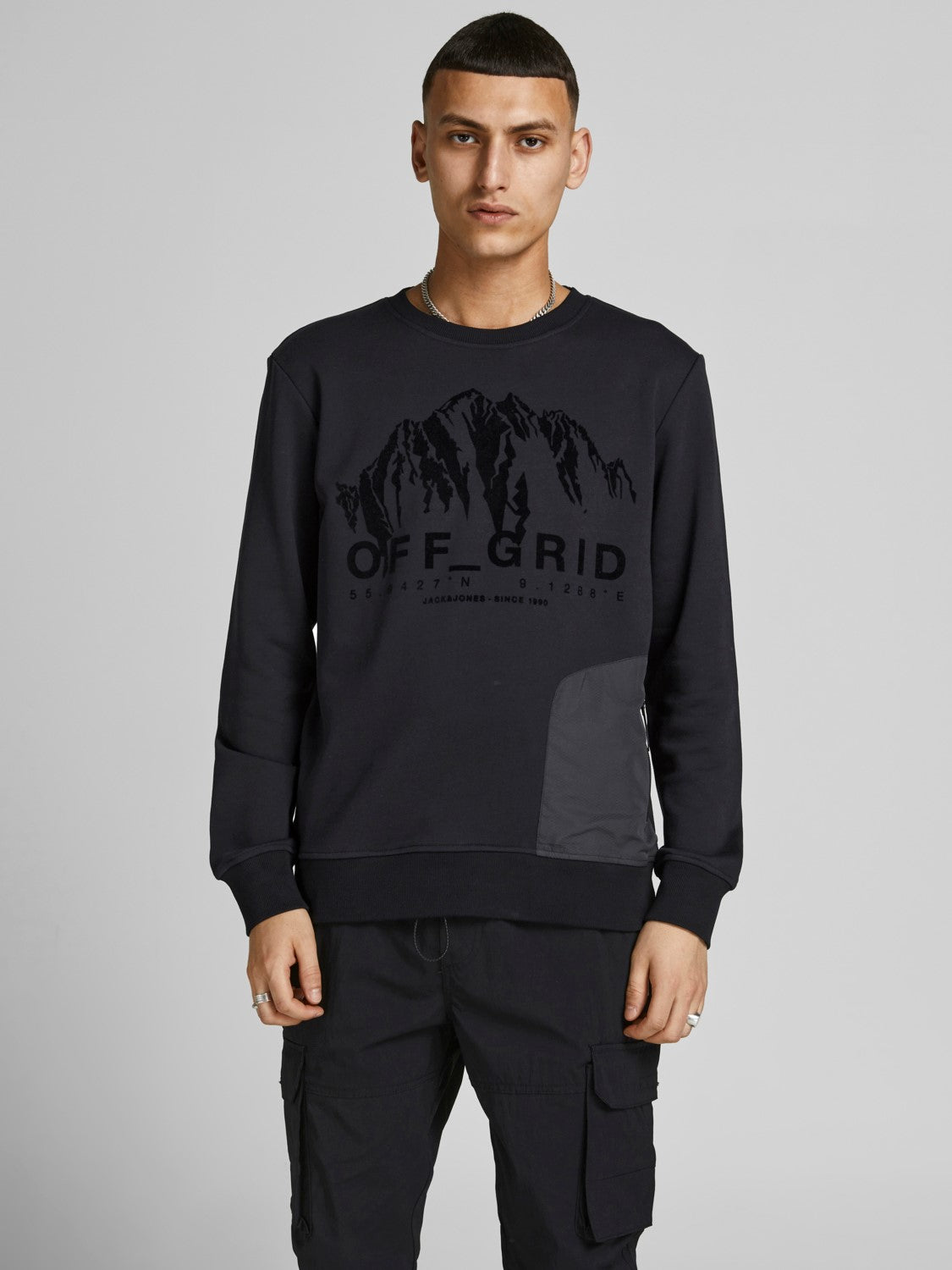 Jack & Jones Sweater JCOCOAL SWEAT CREW NECK