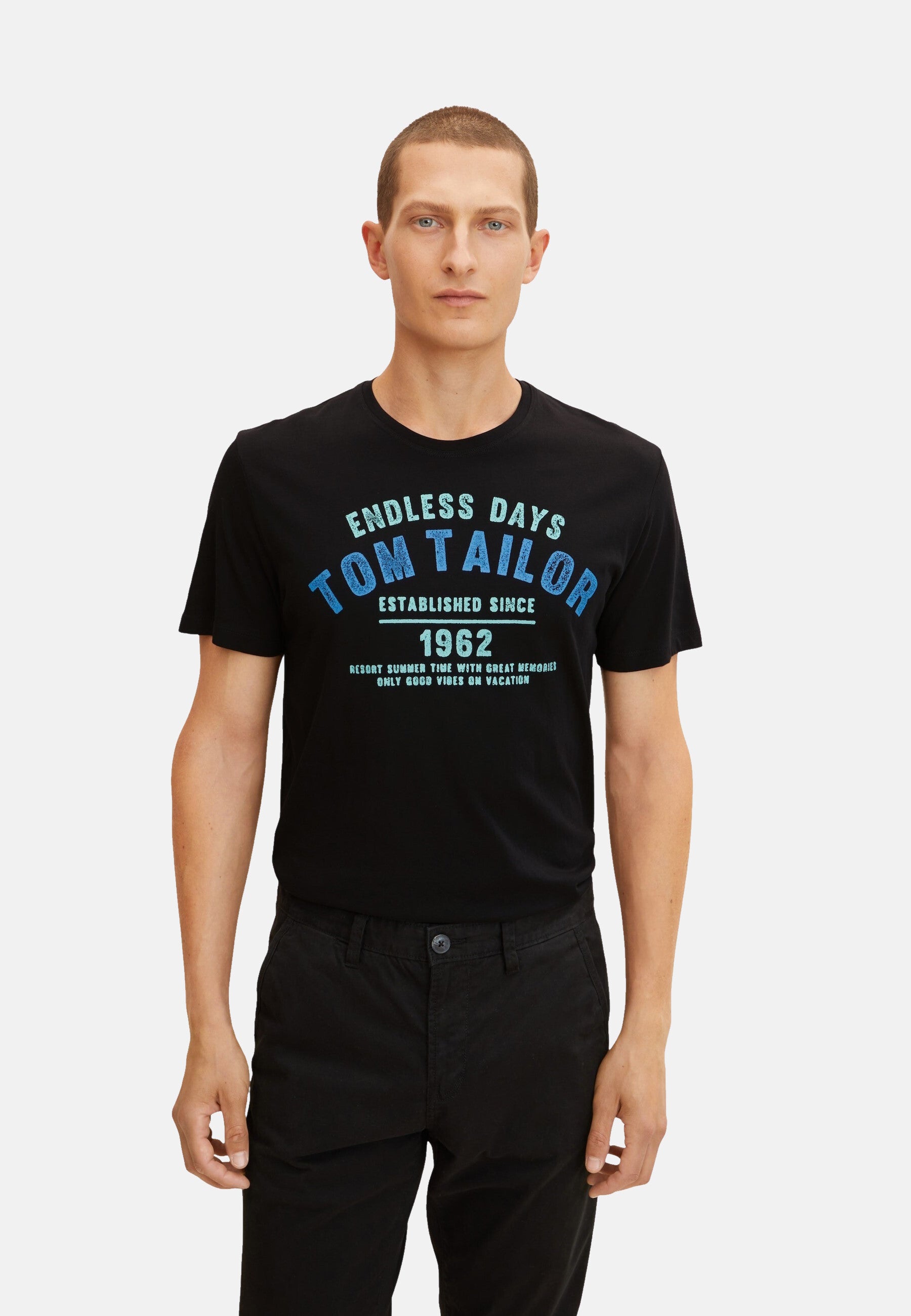 Tom Tailor Basic Kurzarmshirt Rundhals