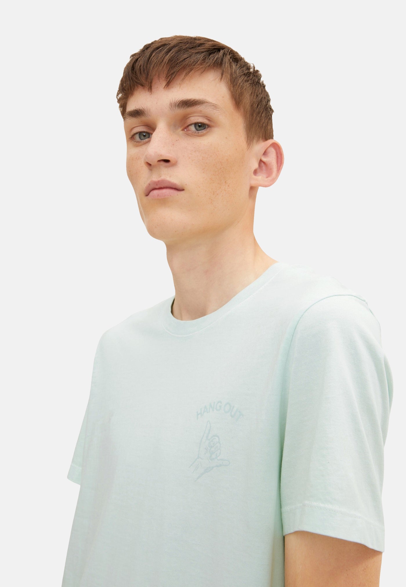 Tom Tailor Printed Kurzarmshirt Rundhals