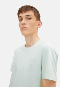 Tom Tailor Printed Kurzarmshirt Rundhals