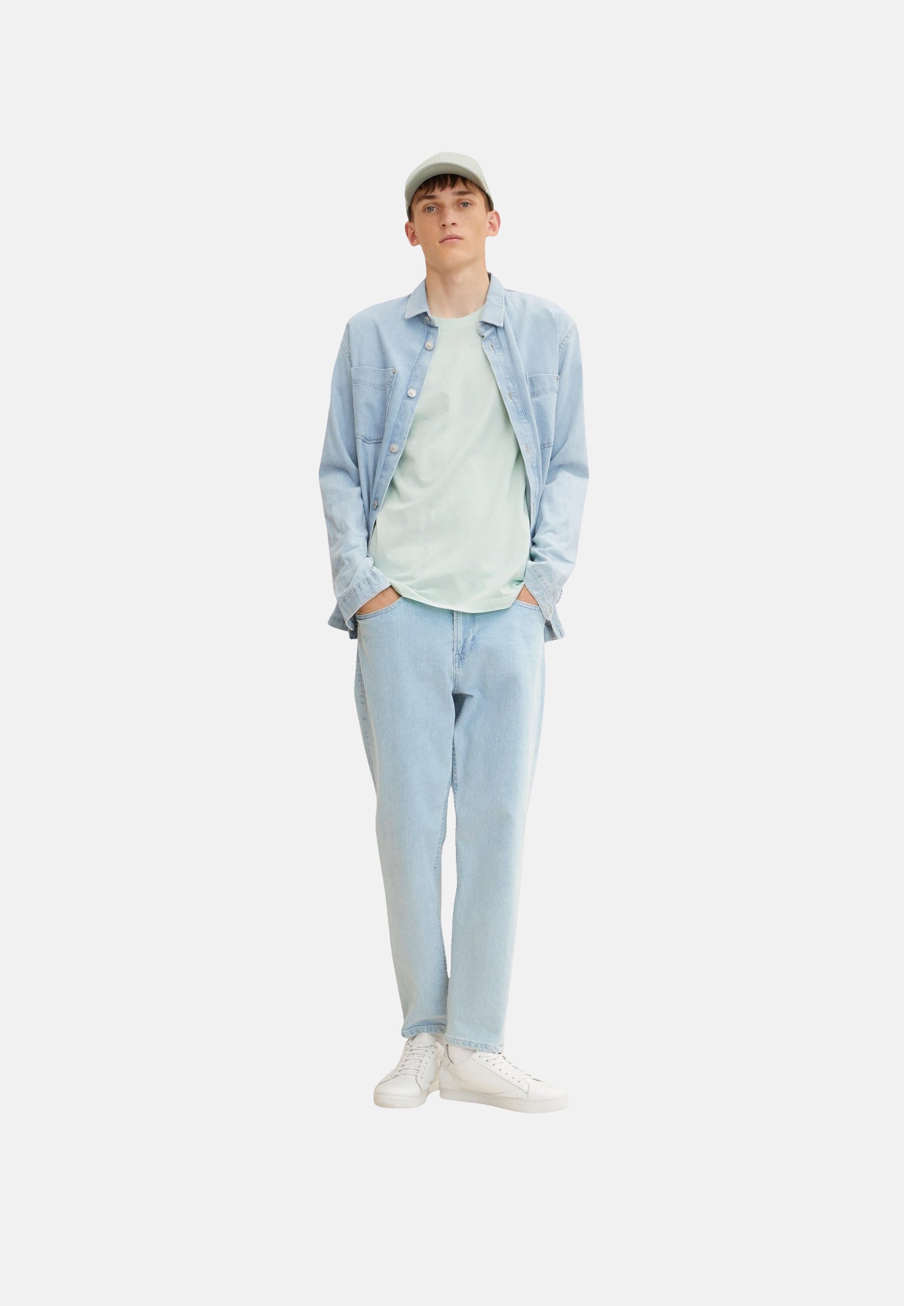 Tom Tailor Printed Kurzarmshirt Rundhals