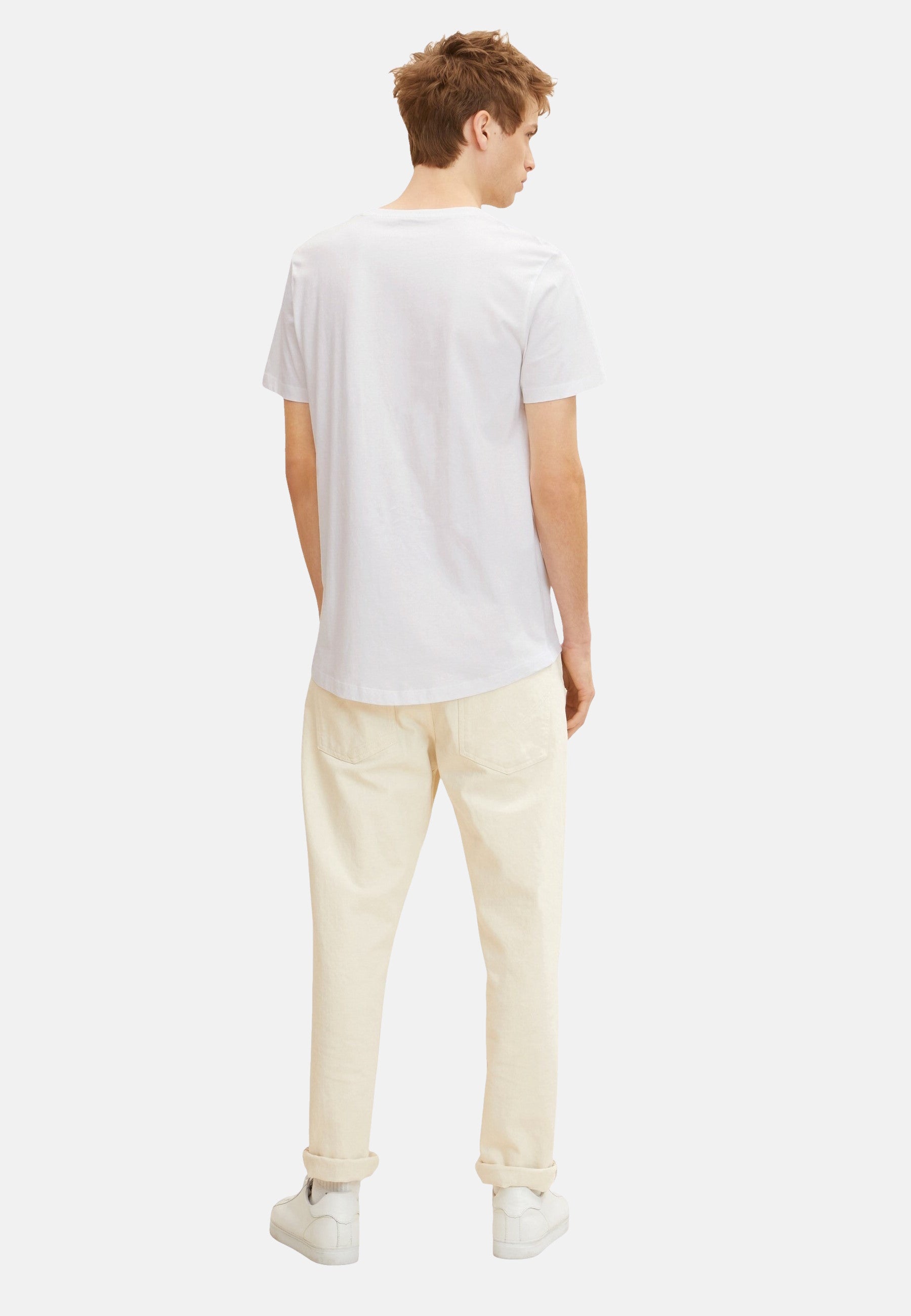 Tom Tailor Printed Kurzarmshirt Rundhals