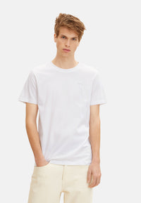 Tom Tailor Printed Kurzarmshirt Rundhals